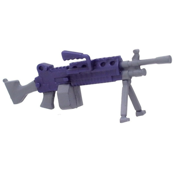Fortnite Light Machine Gun Figure Accessory Purple No Packaging Walmart Com Walmart Com - machine gun gear code for roblox