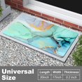 thumbnail image 2 of Front Door Mat, 30"x17" Marble Style Indoor Outdoor Welcome Mat, Heavy Duty Low Profile Anti-Slip Entryway Rug for Home Entrance, Floor, Patio Entry & Mud Room, Decor Doormat Green Marble, 2 of 6