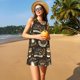 thumbnail image 3 of Fotbe coffee shop house Vestido de Verano sin Mangas para Mujer – Vestido Midi Línea A, Estilo Camiseta Floral, Vestido Playero Casual y Fluido, 3 of 7