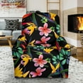 thumbnail image 1 of Housse de Fauteuil Inclinable Motif Fleur Tropicale TF015, 1 of 4