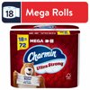 (6 pack) Charmin Ultra Strong Toilet Paper, 18 Mega Rolls
