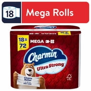 (6 pack) Charmin Ultra Strong Toilet Paper, 18 Mega Rolls