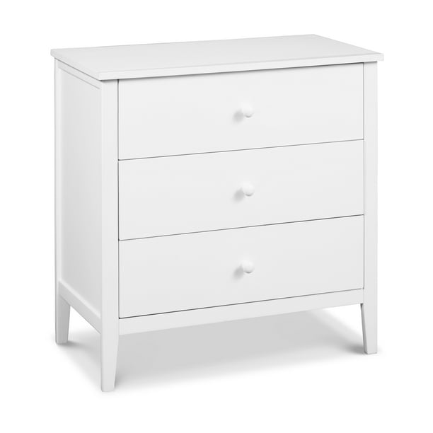 Carter S By Davinci Morgan 3 Drawer Dresser In White Walmart Com