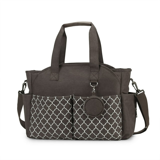 SPEKSEE Diaper Bag Tote for Mom, Large Multi-Function Travel Nappy Bag with Adjustable Shoulder Strap
