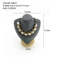 thumbnail image 3 of Necklace Display Holder Mannequin Jewelry Organizer Necklace Chain Jewelry Bust Display Holder Stand, 3 of 13
