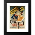 thumbnail image 2 of Jules Chéret 11x14 Black Modern Framed Museum Art Print Titled - Alcazar D'Ete Revue End of the Century (1890), 2 of 5