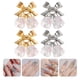 thumbnail image 4 of 4 piezas de navidad tachuelas de uñas bowknot bell amuletos de uñas decoraciones de manicura de bricolaje, 4 of 6