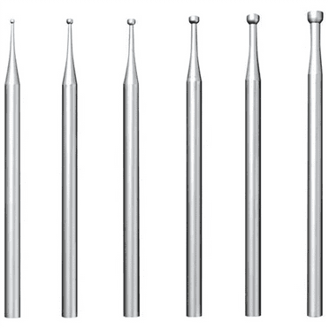 6 Pcs Round Cup Burr - 3/32Inch Shank Jewelry Making Burs Wire Rounder Bits
