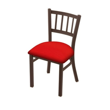 Holland Bar Stool 610 Contessa 18" Chair with Bronze Finish and Canter Red Seat
