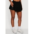thumbnail image 4 of Womens Trendy Soft Knit Solid Pleated Skort, 4 of 5