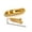 Golden, variant on Gold Plated Electric Bass Bridge Kits 4 Separate Bridges With Brass Saddles Key Included For Luthiers And Musicians