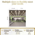thumbnail image 3 of GODCHAR Home Gym Mirror 48"x24" 2-Pack, Frameless Full Body Wall Mirror, Shatterproof Tempered Glass for Yoga, Dance, Garage Gym, 3 of 9