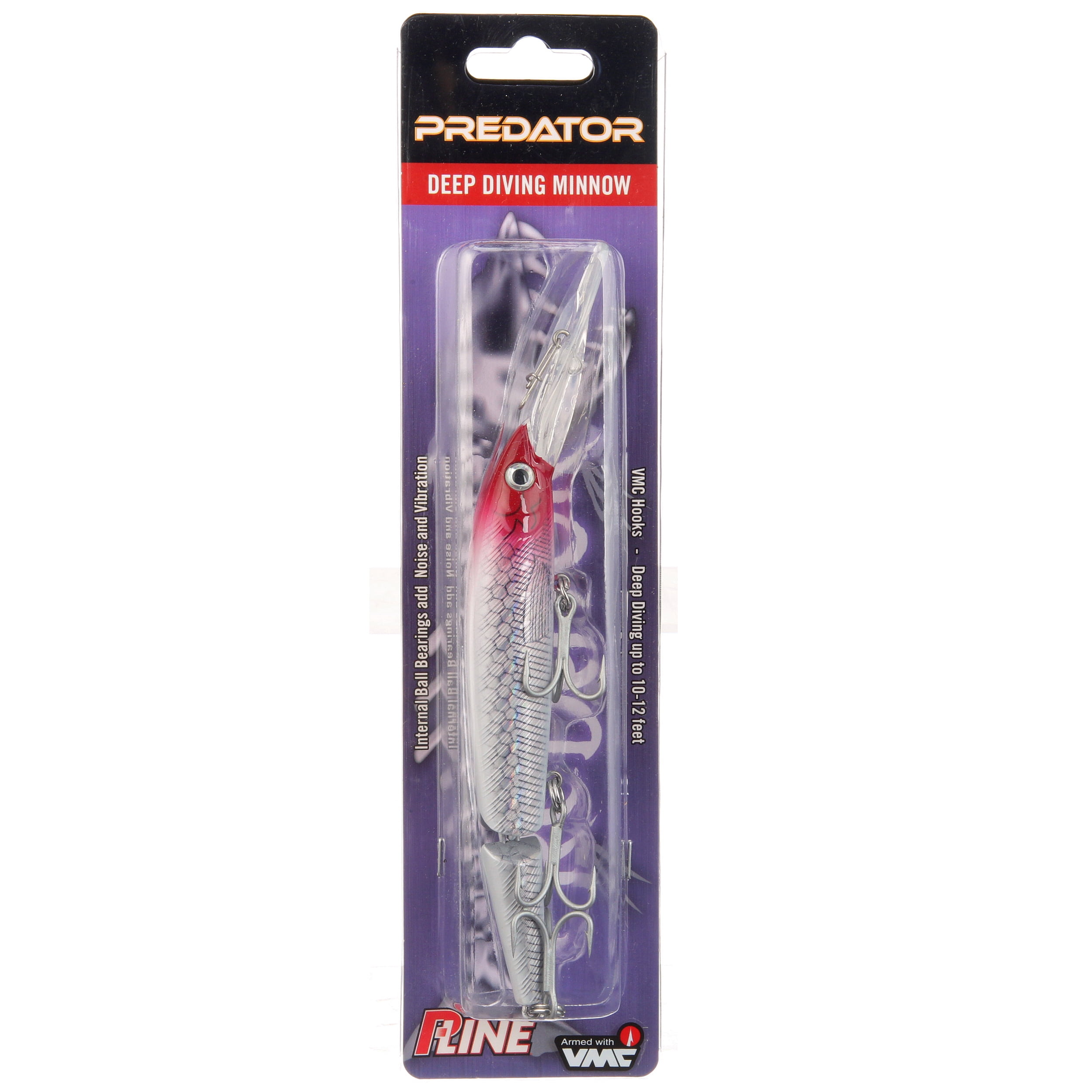 P-Line Predators Pearl White Laser/Red Head