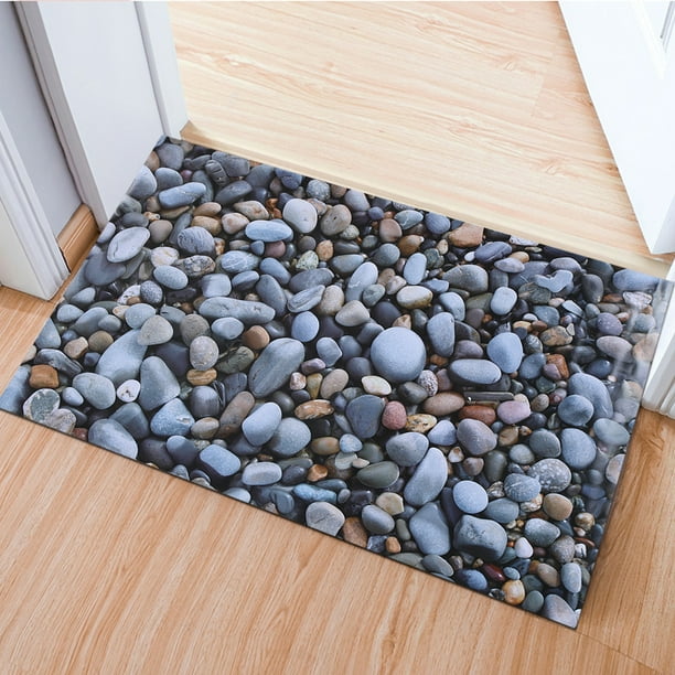 Adhesivo de pared de adoquines, adhesivo de pared de adoquines 3D, decoración de suelo de baño, adhesivo antisuelo elaborado con cuidado