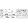 thumbnail image 6 of 1 Pairs Ankle Brace Compression Sleeves - 8-15 mmhg Open Toe Compression Socks with Arch Support for Women & Men , Relief for Swelling, Plantar Fasciitis, and Sprains – Step into Comfort and Stability, 6 of 6