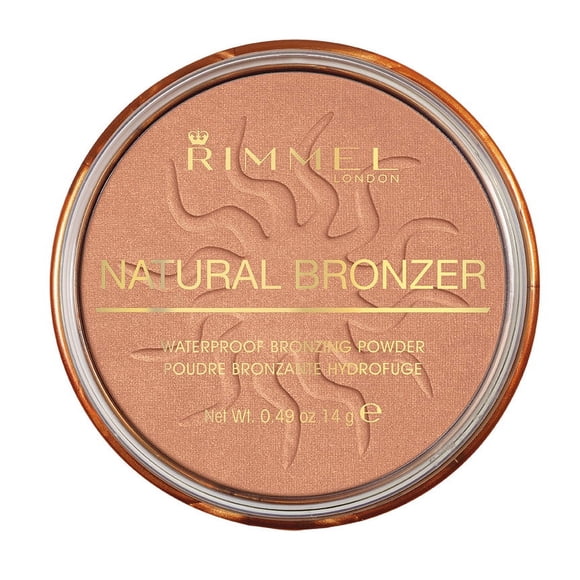 Rimmel Natural Bronzer, Waterproof, Sunkissed Finish, Blends Effortlessly, Up to 10H Wear, 100% Cruelty-Free