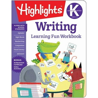 Highlights Learning Fun Workbooks Kindergarten Writing, (Paperback)