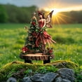 thumbnail image 5 of Lilixerw Christmas Beautiful Fairy Garden Stake Ornament,2D Flat Acrylic Fairy Festival Decoration with Christmas Tree Pattern for Yard Lawn Pot Plants, 5 of 6