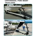 thumbnail image 2 of QinaQin 2-Step Heavy-Duty Boat Trailer Steps with Handle, Silver, 2 of 8