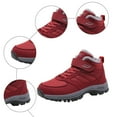 thumbnail image 5 of CAICJ98 Women's Snow Boots Warm Lined Ankle Boots Waterproof Outdoor Hiking Shoes Snow Boots Women (Red,Size 8), 5 of 9