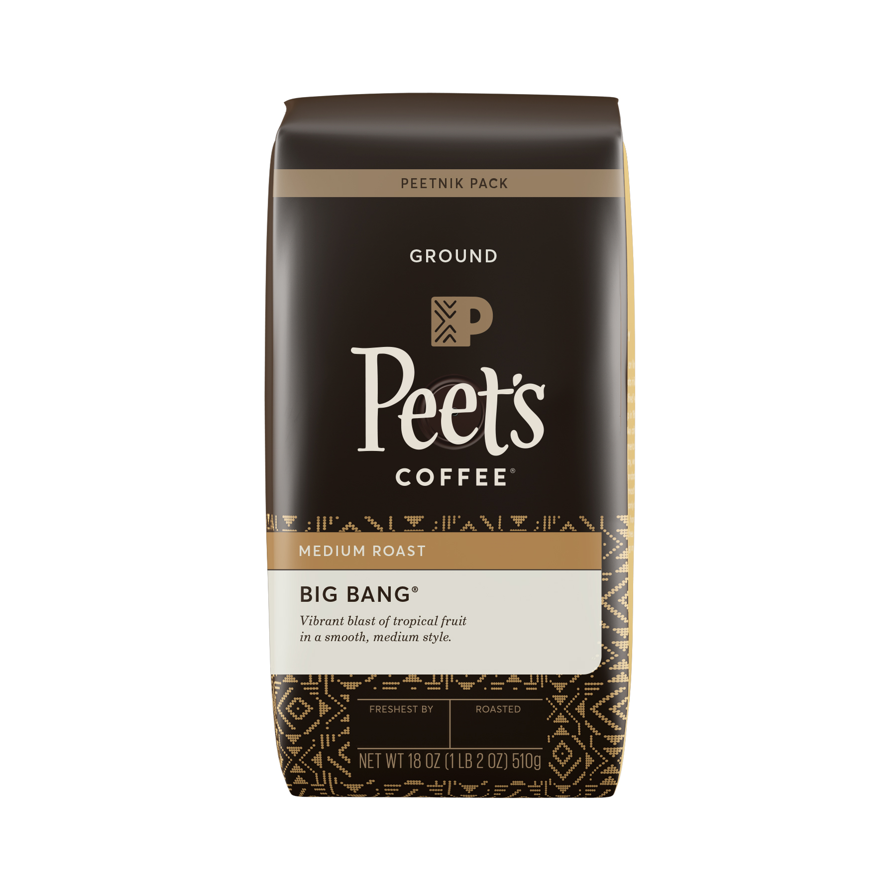 Peet's Coffee® Big Bang® Medium Roast Ground Coffee 18 oz. StandUp Bag