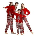 thumbnail image 3 of Nouvel An Rouge Hiver Couples Pyjamas pour la Famille Mère Enfants Famille_cx, 3 of 3