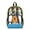Capybara School Supplies, variant on COEQINE Large Clear Backpack 17 Inch Transparent Bookbag for Boys Girls, Heavy Duty PVC Polyester Backpack for Work Travel, Stylish Daypack for Stadium, 3D Football Soccer Ball Blue