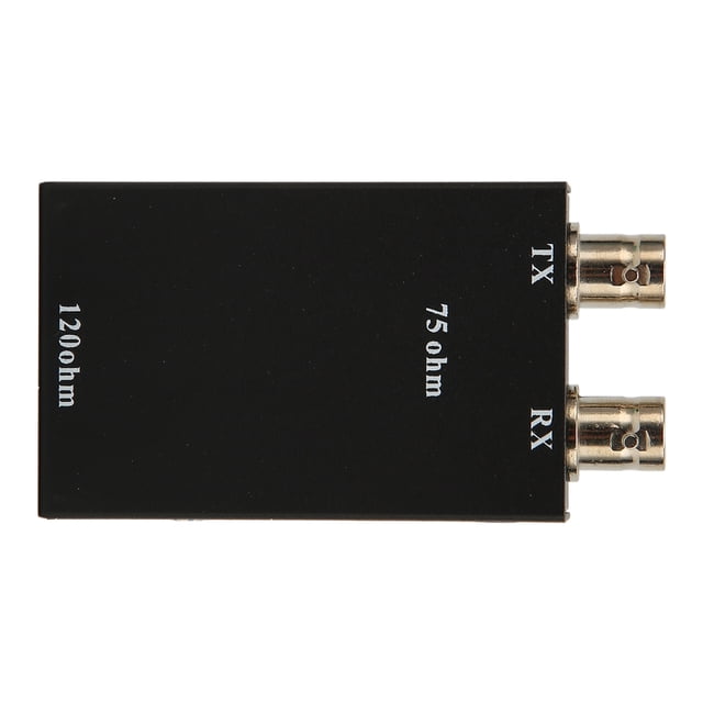 DEWIN 75ohm BNC to 12ohm RJ45 Ethernet Adapter Heat Dissipation G.703 Balanced to Unbalanced Converter