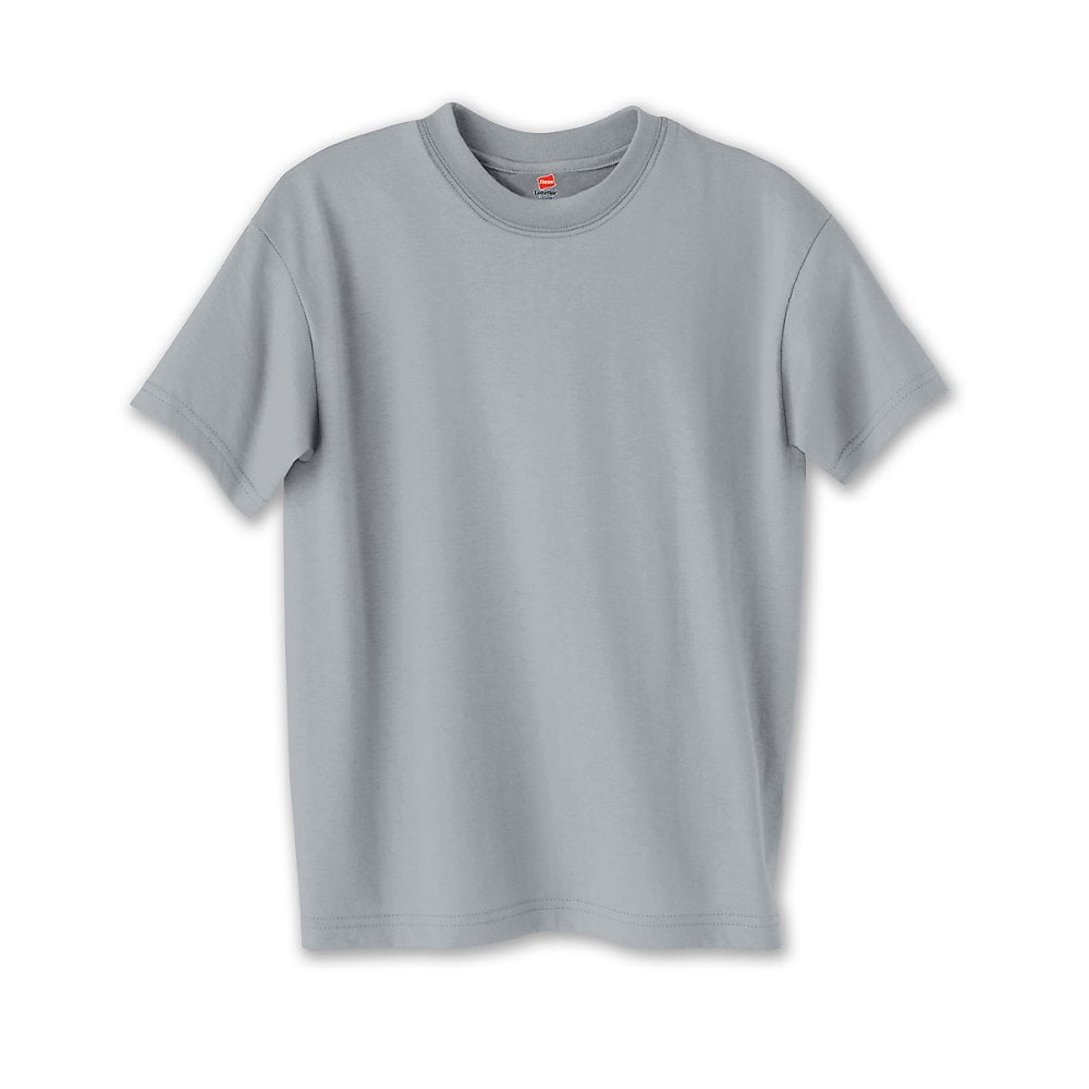 Hanes Kids Girl Boy Crewneck TShirt Tee Youth ComfortBlend EcoSmart Short Sleeve