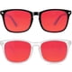 thumbnail image 1 of Paquete de 2 Gafas Vbewo Antiluz Azul con Lentes Rojas, 1 of 8