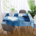 thumbnail image 5 of Yayeee Tablecloths for Rectangular Tables 54 x 54 inch Party Table Cover, Blue Pattern, 5 of 6