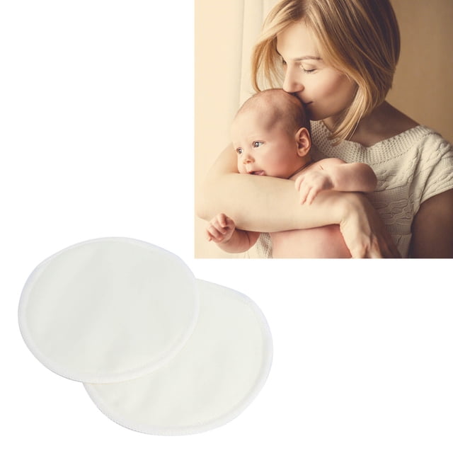 Lactancia Materna 2 Uds. Almohadillas De Lactancia Lavables De Fibra De Bambú Almohadillas De Lactancia Reutilizables Para Lactancia Materna