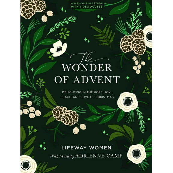 Pre-Owned The Wonder of Advent - Bible Study Book with Video Access: Delighting in the Hope, Joy, Peace, and Love of Christmas (Paperback) 1087758815 9781087758817