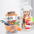 thumbnail image 2 of Juego de juguetes de cocina, juego de cocina, estufa de cocina con vapor para niños pequeños, 2 of 5