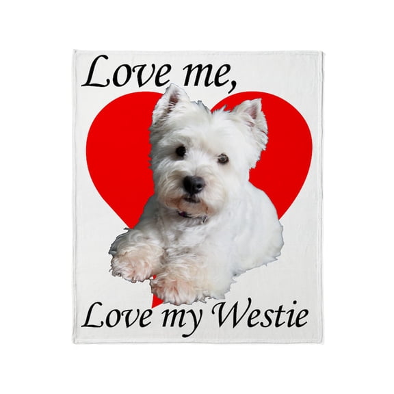CafePress - Lovemywestie2011 Throw Blanket - Soft Fleece Throw Blanket, 50"x60" for All Ages