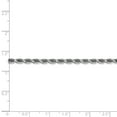 thumbnail image 5 of 10K White Gold 3.35mm Diamond Cut Quadruple Rope Chain 18 Inch, 5 of 6