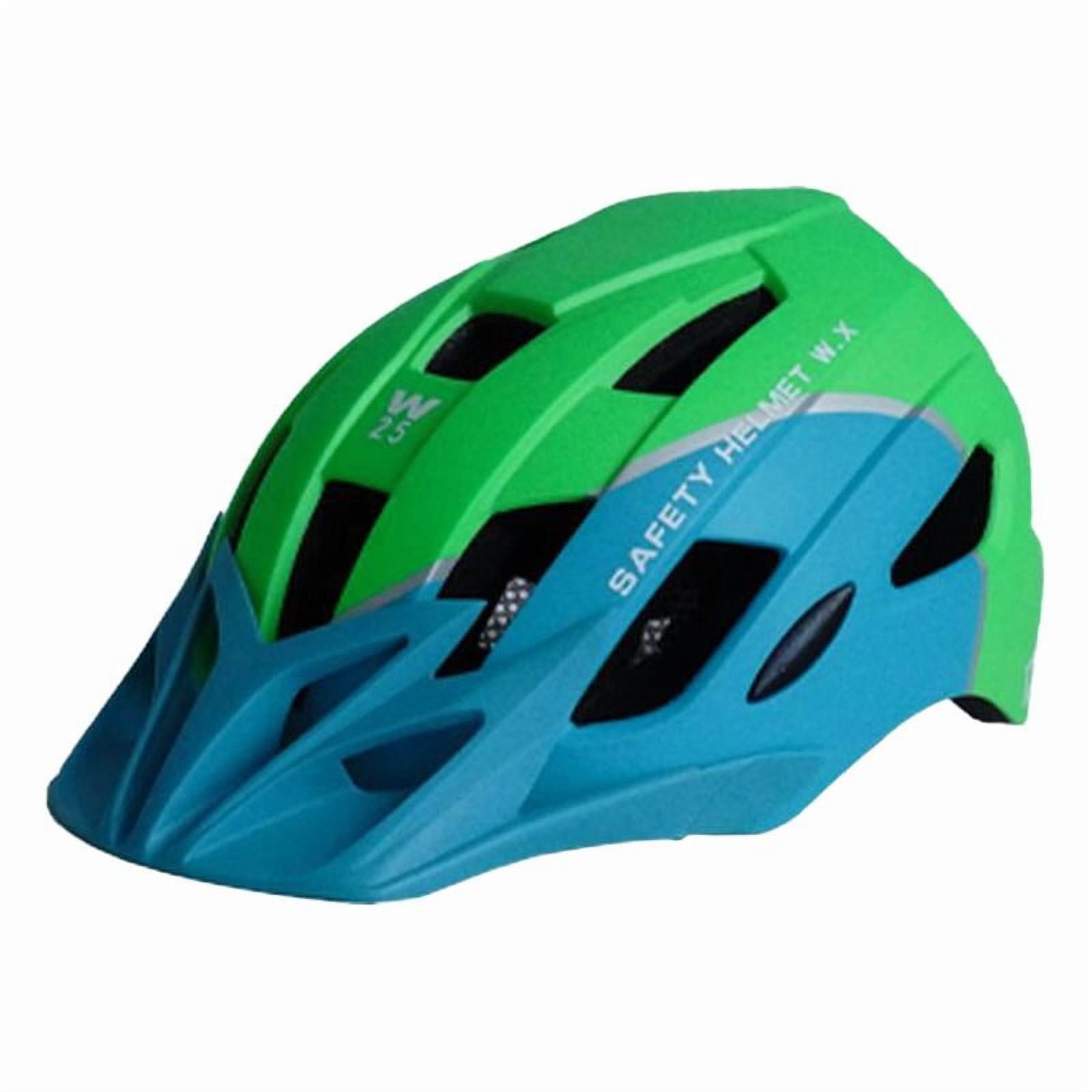 DimyFew Adjustable and Comfortable Bicycle Helmet for Daily Commuting, Cycling Equipment Green Blue