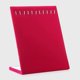 thumbnail image 2 of Velvet Necklace Chain Jewelry Tray Jewelry Display Organizer Holder Pad Showcase Display Stand 12 Hook Red Banmo, 2 of 3