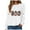 A20_White, variant on Towmus Halloween Plus Size Sweatshirts for Women Cute Ghost Casual Long Sleeve Embroidered Fall Pullover Sweatshirt