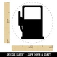 thumbnail image 2 of Gas Station Pump Self-Inking Rubber Stamp Ink Stamper - Brown Ink - Mini 1/2 Inch, 2 of 7