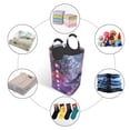 thumbnail image 5 of XMXY Meditation Spiritual Rectangular Laundry Basket Organizer , Collapsible Folding Tall Clothes Hampers for Laundry with Handles, 5 of 6