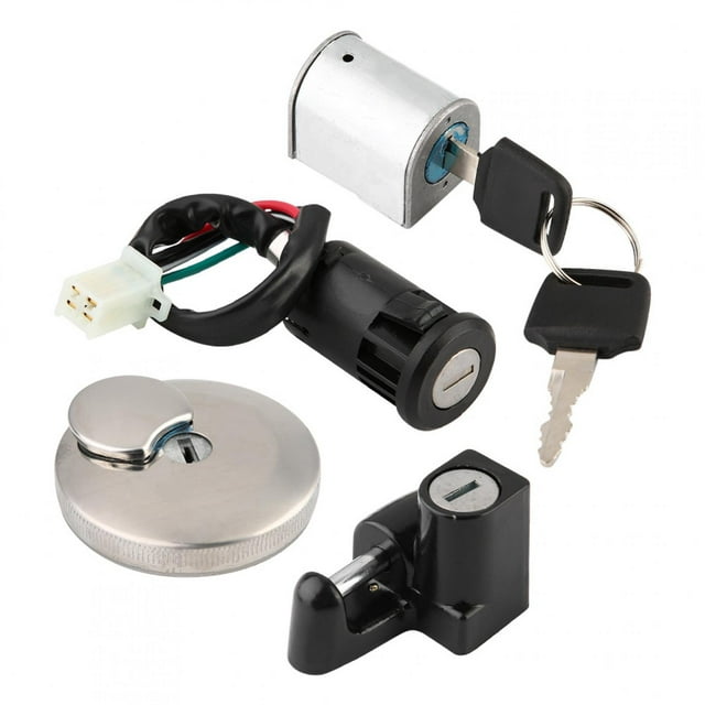 Cerradura de encendido, tapa del tanque de combustible, cerradura para casco, cerradura antirrobo para Honda Monkey Ape Jadeshay A