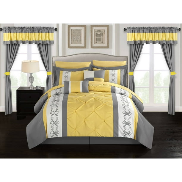 Chic Home Kaia 20 Piece Comforter Set Bed in a Bag Bedding ...