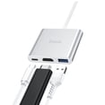thumbnail image 2 of HB14 Convertisseur Type-C vers USB3.0 +HDMI+PD Alliage d'Aluminium, 2 of 5