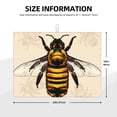 thumbnail image 2 of Fotbe Honey Bee Alfombrilla de Secado para Cocina con Estampado, 18x24 Pulgadas, 2 of 7