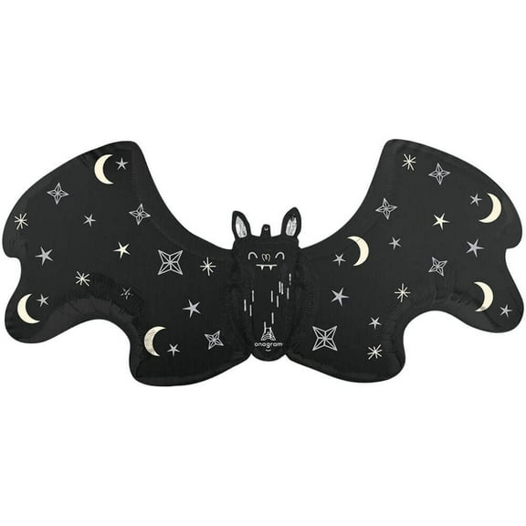 40 inch Satin Bat Attack Anagram Foil Mylar Balloon - Party Supplies Decorations