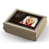 4" X 6" White Washed Photo Frame Music Box With New "Pop-Out" Lens System - Under the Sea (The Little Mermaid)
