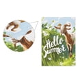 thumbnail image 2 of Hello Summer Goat Garden Flag 12"x18" Double-Sided Yard Flags for Outside Outdoor All Seasonal Decoration, 2 of 6