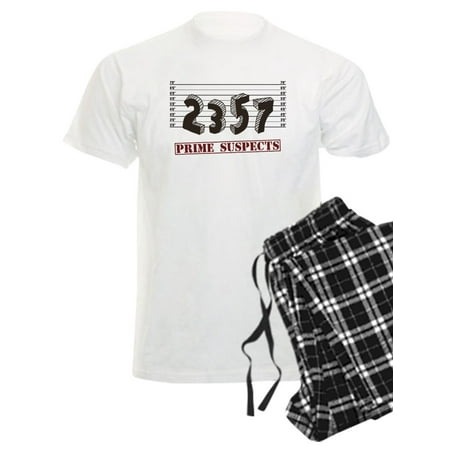 

CafePress - The Prime Number Suspects Pajamas - Men s Light Pajamas