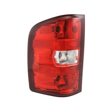 Left Driver Side Tail Light Assembly - Compatible with 2007 - 2014 Chevy Silverado 2500 HD 2008 2009 2010 2011 2012 2013